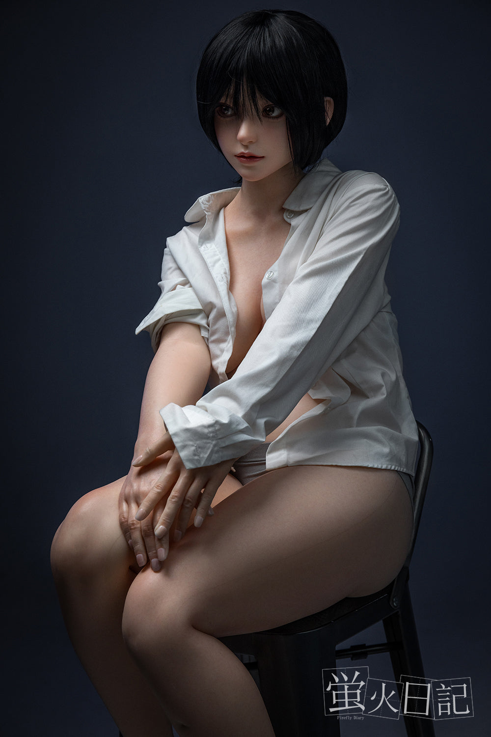 菜々子 151cm Aカップ フルシリコン製ラブドール リアルラブドール 超リアル塗装加工あり - Meridoll