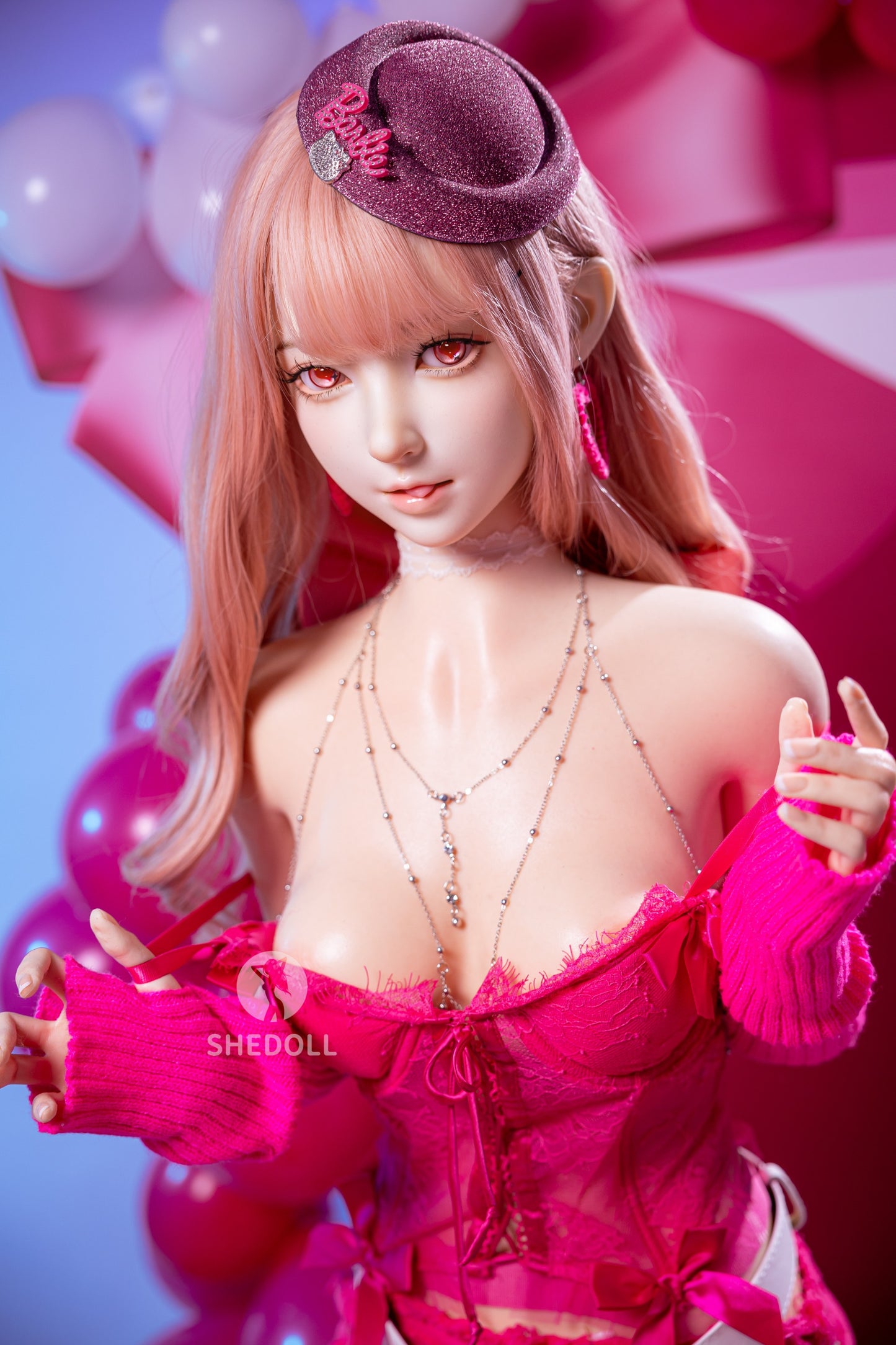 SHEDOLL 160cm Cカップ 江小棠2.0ヘッド スイートバービー ダッチワイフ ボディー材質など選択可能 宣材画像はカスタマイズメイク アップフルシリコン製 超擬真の肌テクスチャ付き