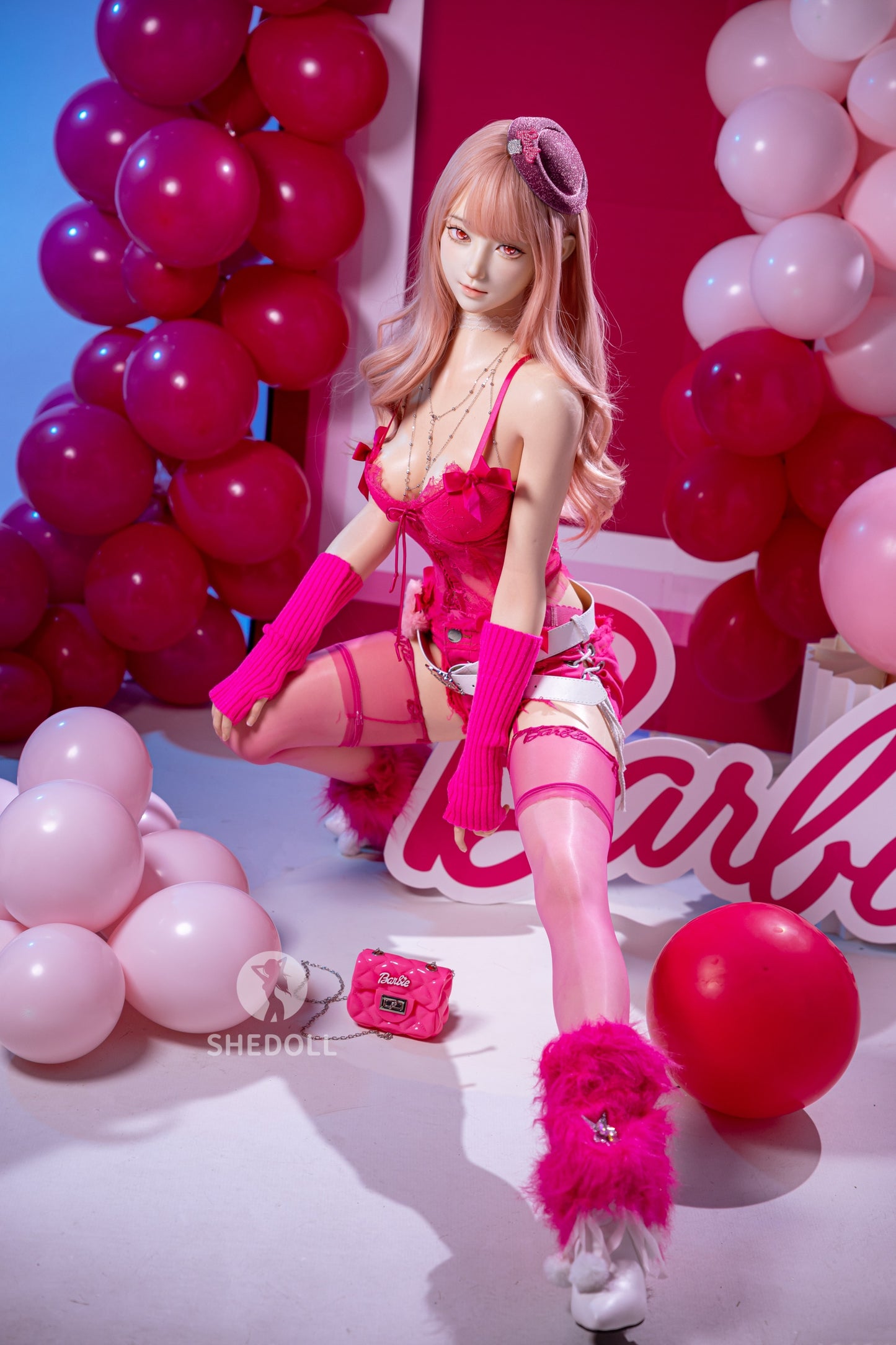 SHEDOLL 160cm Cカップ 江小棠2.0ヘッド スイートバービー ダッチワイフ ボディー材質など選択可能 宣材画像はカスタマイズメイク アップフルシリコン製 超擬真の肌テクスチャ付き