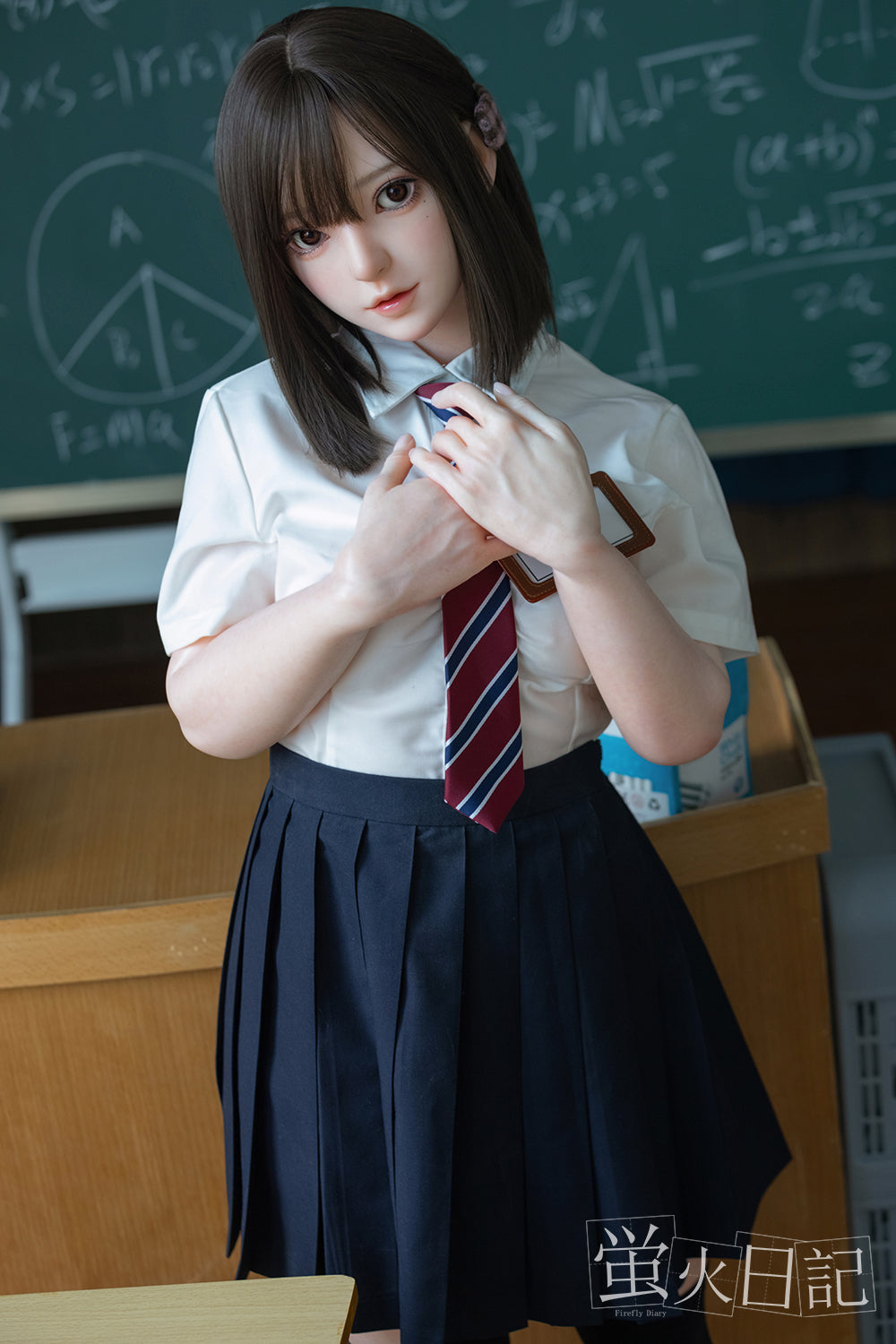 菜々子 151cm Aカップ フルシリコン製ラブドール JK衣装選択可能 リアルラブドール 超リアル塗装加工あり - Meridoll