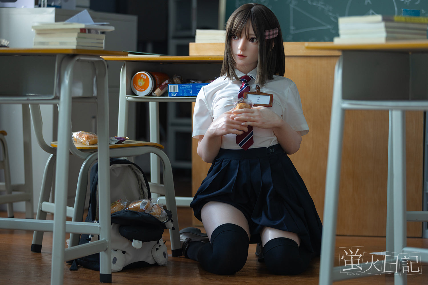 菜々子 151cm Aカップ フルシリコン製ラブドール JK衣装選択可能 リアルラブドール 超リアル塗装加工あり - Meridoll