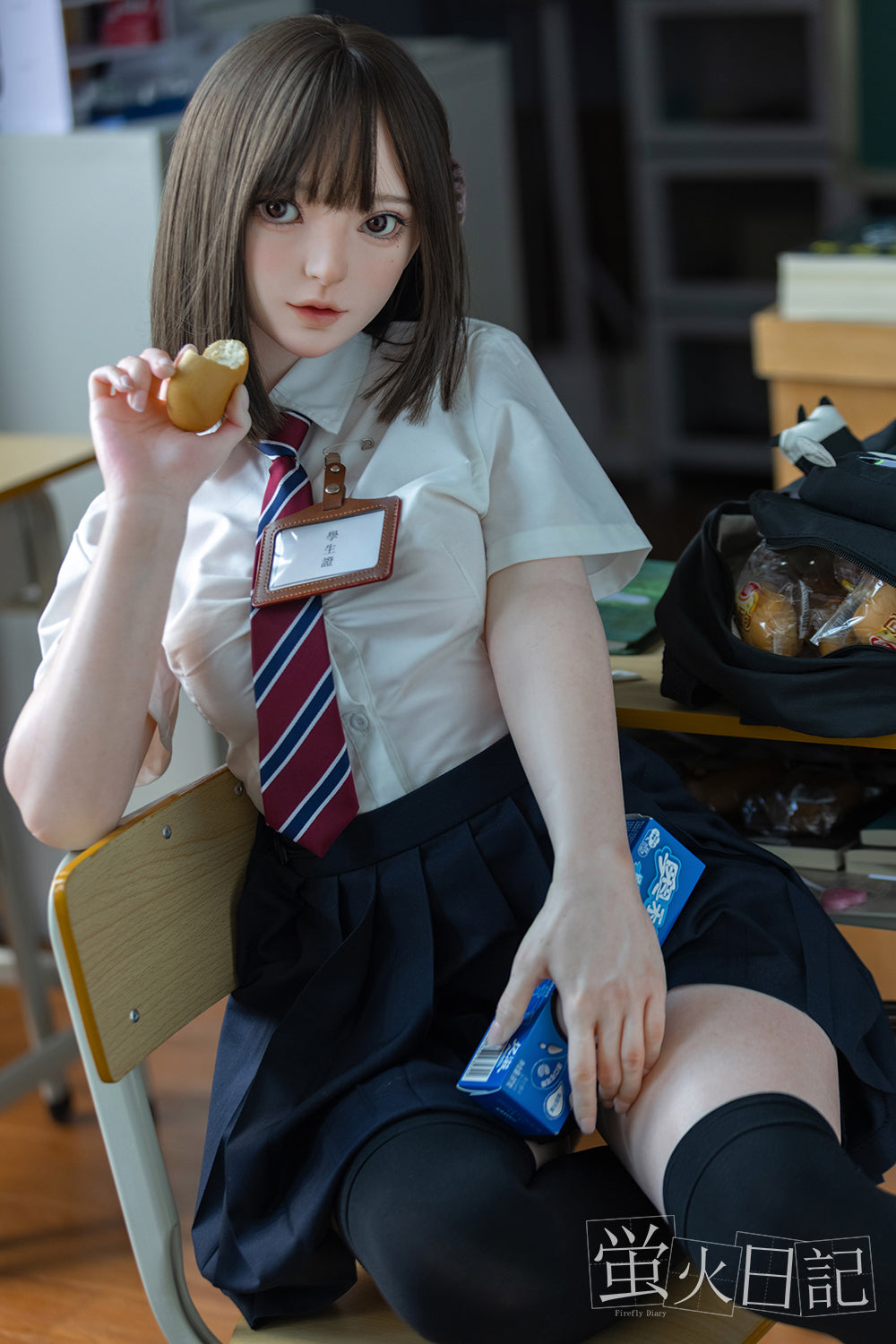 菜々子 151cm Aカップ フルシリコン製ラブドール JK衣装選択可能 リアルラブドール 超リアル塗装加工あり - Meridoll