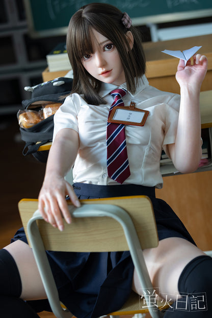 菜々子 151cm Aカップ フルシリコン製ラブドール JK衣装選択可能 リアルラブドール 超リアル塗装加工あり - Meridoll