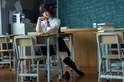 菜々子 151cm Aカップ フルシリコン製ラブドール JK衣装選択可能 リアルラブドール 超リアル塗装加工あり - Meridoll
