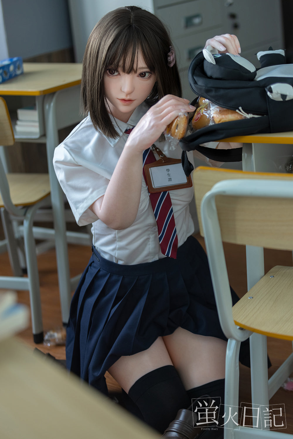 菜々子 151cm Aカップ フルシリコン製ラブドール JK衣装選択可能 リアルラブドール 超リアル塗装加工あり - Meridoll