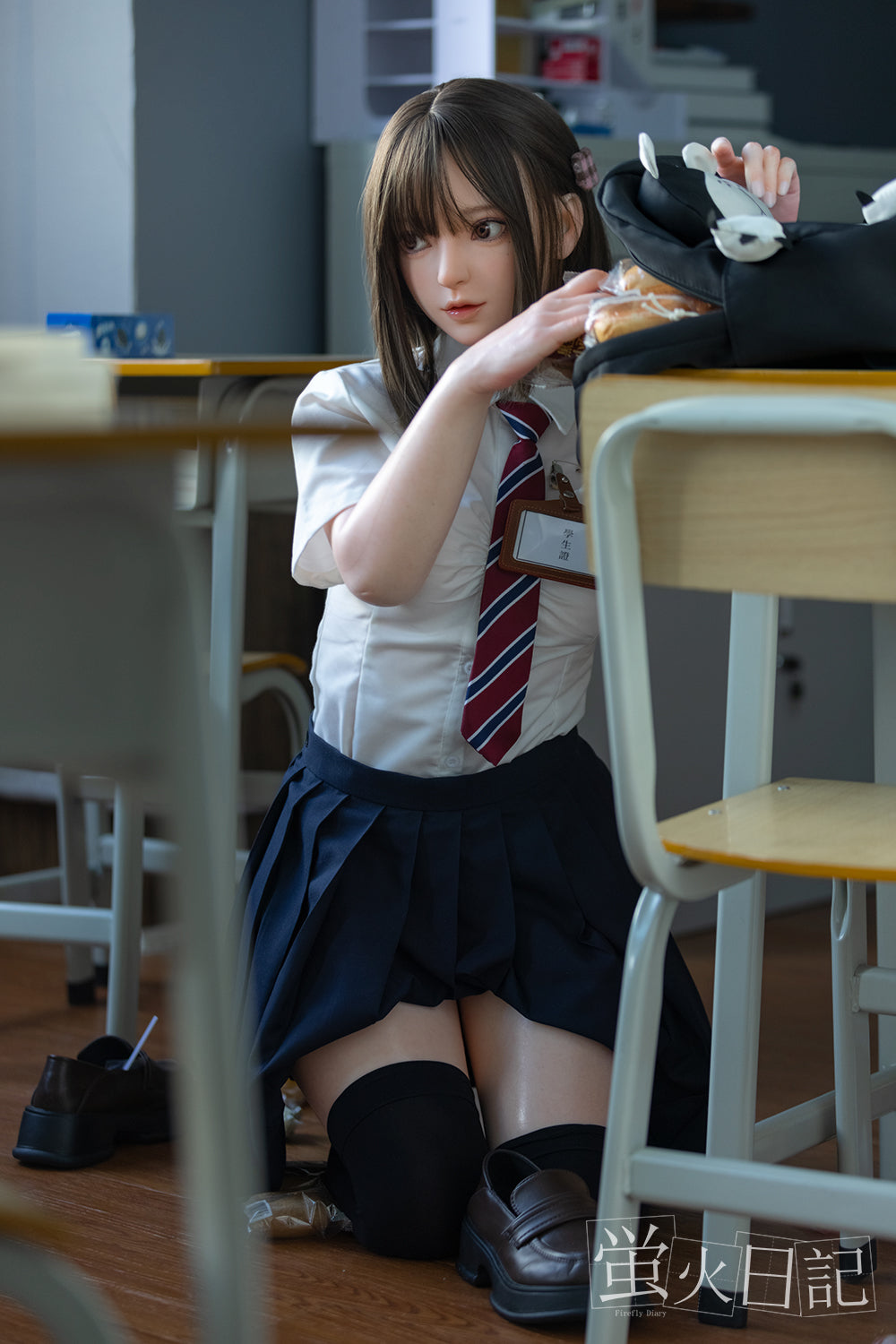 菜々子 151cm Aカップ フルシリコン製ラブドール JK衣装選択可能 リアルラブドール 超リアル塗装加工あり - Meridoll