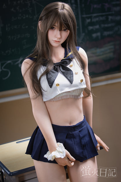 蓮 エロい黒髪JK美少女 アダルトドール 162cm Aカップ フルシリコン製ラブドール リアルドール アダルトドール 日本全国配送 - Meridoll