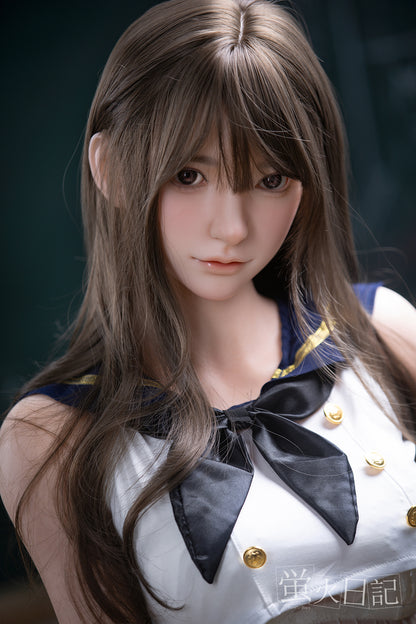 蓮 エロい黒髪JK美少女 アダルトドール 162cm Aカップ フルシリコン製ラブドール リアルドール アダルトドール 日本全国配送 - Meridoll