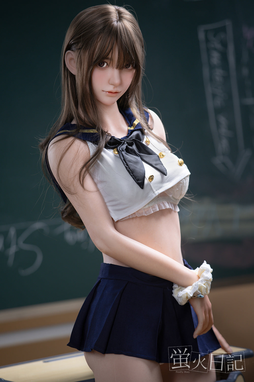 蓮 エロい黒髪JK美少女 アダルトドール 162cm Aカップ フルシリコン製ラブドール リアルドール アダルトドール 日本全国配送 - Meridoll