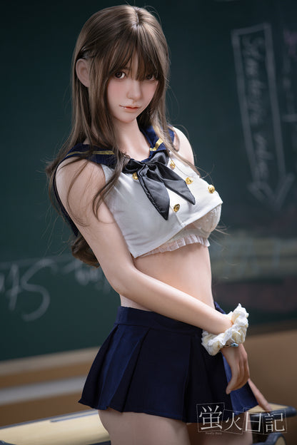 蓮 エロい黒髪JK美少女 アダルトドール 162cm Aカップ フルシリコン製ラブドール リアルドール アダルトドール 日本全国配送 - Meridoll