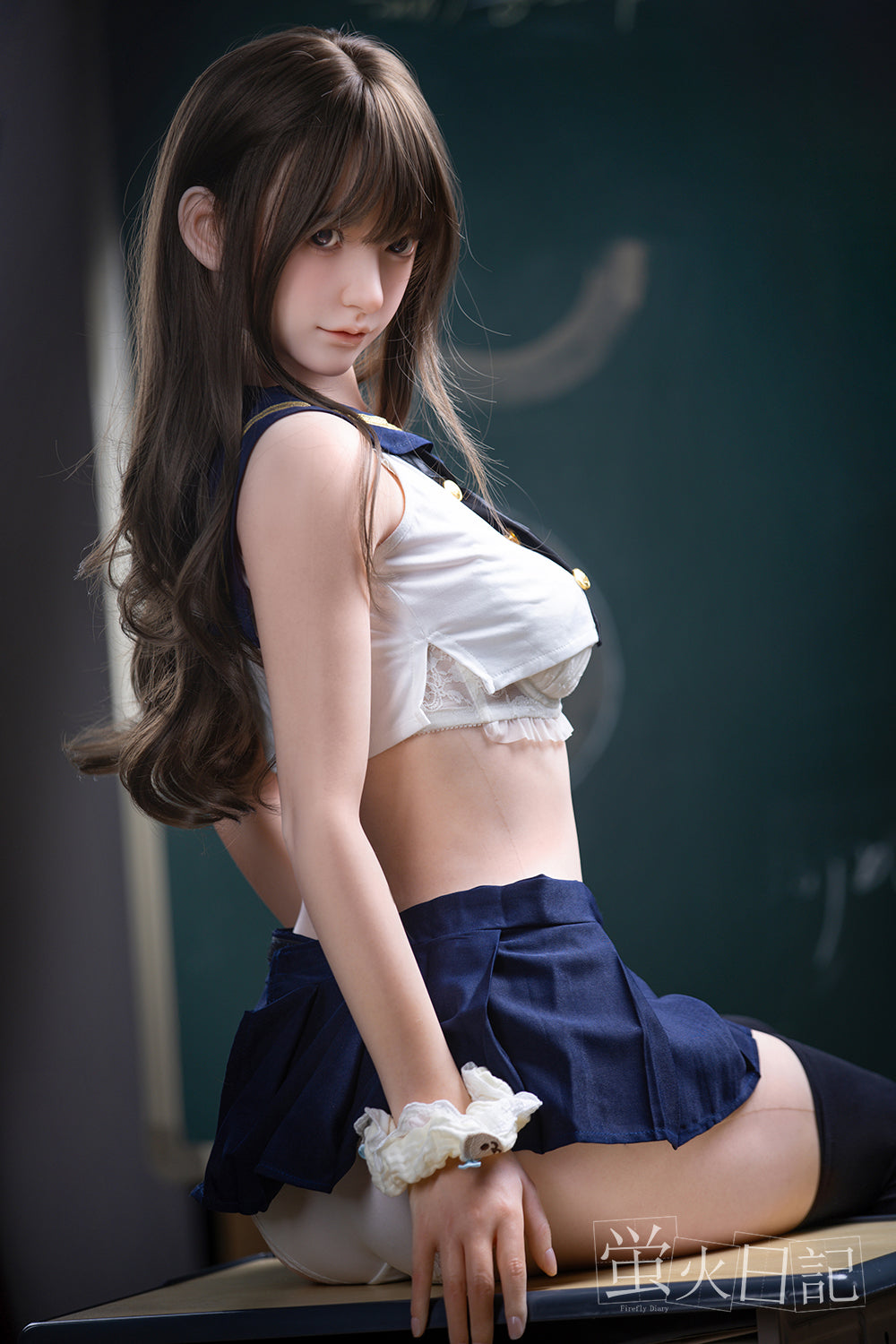 蓮 エロい黒髪JK美少女 アダルトドール 162cm Aカップ フルシリコン製ラブドール リアルドール アダルトドール 日本全国配送 - Meridoll