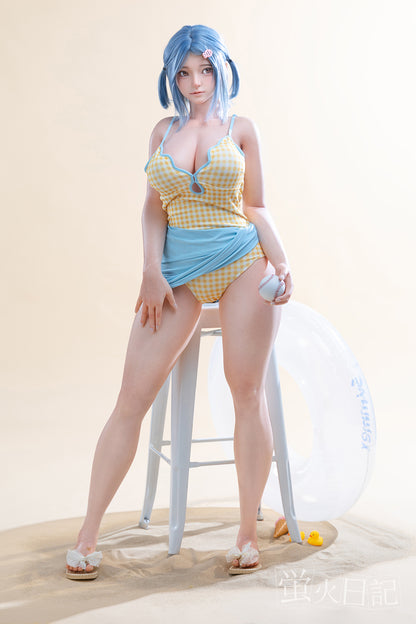 菜々子 可愛い水着美少女 ダッチワイフ 164cm Gカップ 巨乳 超リアル塗装付 フルシリコン製 セックス ドール - Meridoll
