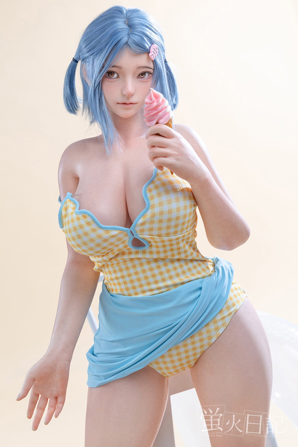 菜々子 可愛い水着美少女 ダッチワイフ 164cm Gカップ 巨乳 超リアル塗装付 フルシリコン製 セックス ドール - Meridoll