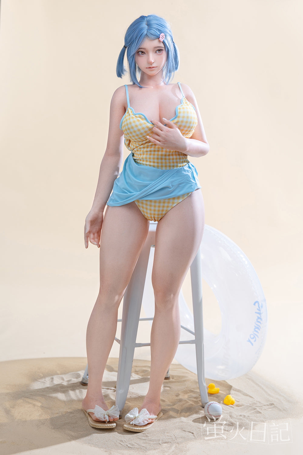 菜々子 可愛い水着美少女 ダッチワイフ 164cm Gカップ 巨乳 超リアル塗装付 フルシリコン製 セックス ドール - Meridoll