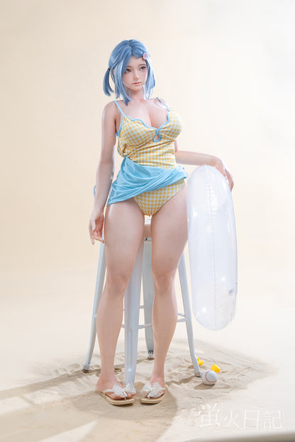 菜々子 可愛い水着美少女 ダッチワイフ 164cm Gカップ 巨乳 超リアル塗装付 フルシリコン製 セックス ドール - Meridoll