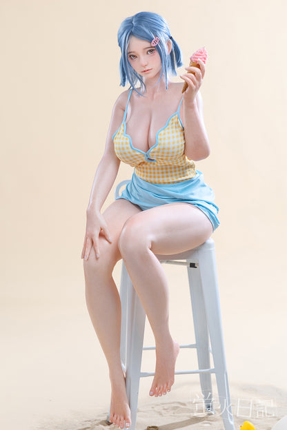 菜々子 可愛い水着美少女 ダッチワイフ 164cm Gカップ 巨乳 超リアル塗装付 フルシリコン製 セックス ドール - Meridoll