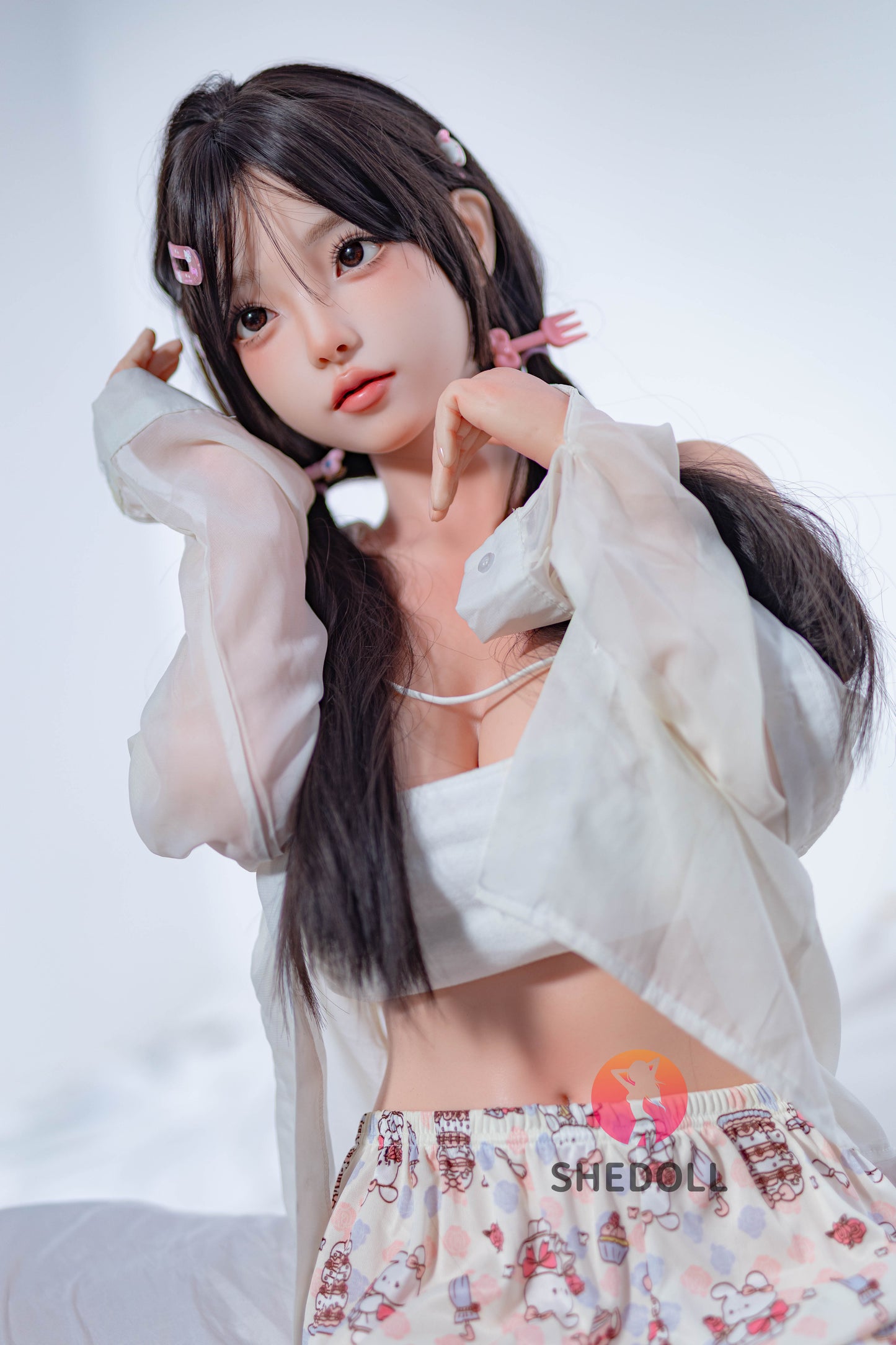 SHEDOLL 洛伊（Luoyi）2.0ヘッド Dカップ 148cm 繊細なパールネイルと美しい肌感 ラブドール 掲載画像はフルシリコン製 口開閉＆口腔模擬付き ボディー材質など選択可能