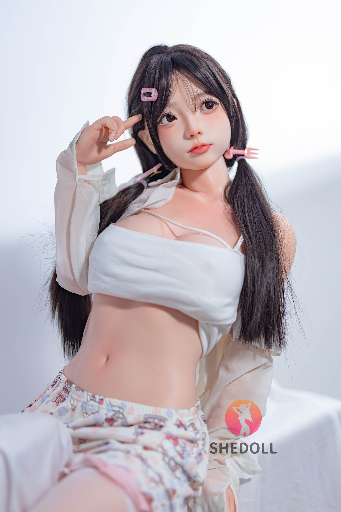 SHEDOLL 洛伊（Luoyi）2.0ヘッド Dカップ 148cm 繊細なパールネイルと美しい肌感 ラブドール 掲載画像はフルシリコン製 口開閉＆口腔模擬付き ボディー材質など選択可能