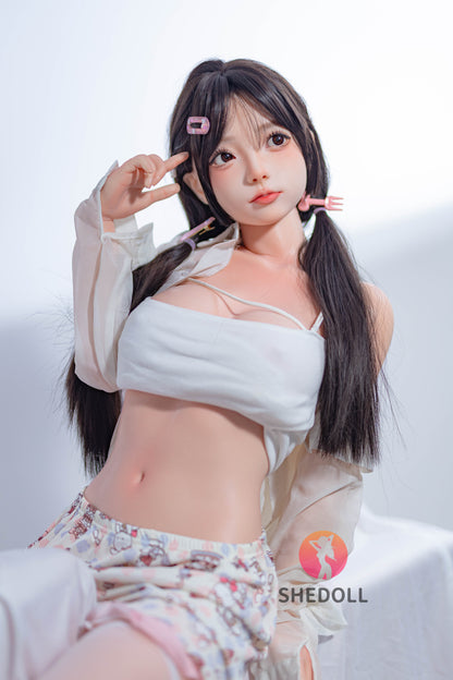 SHEDOLL 洛伊（Luoyi）2.0ヘッド Dカップ 148cm 繊細なパールネイルと美しい肌感 ラブドール 掲載画像はフルシリコン製 口開閉＆口腔模擬付き ボディー材質など選択可能