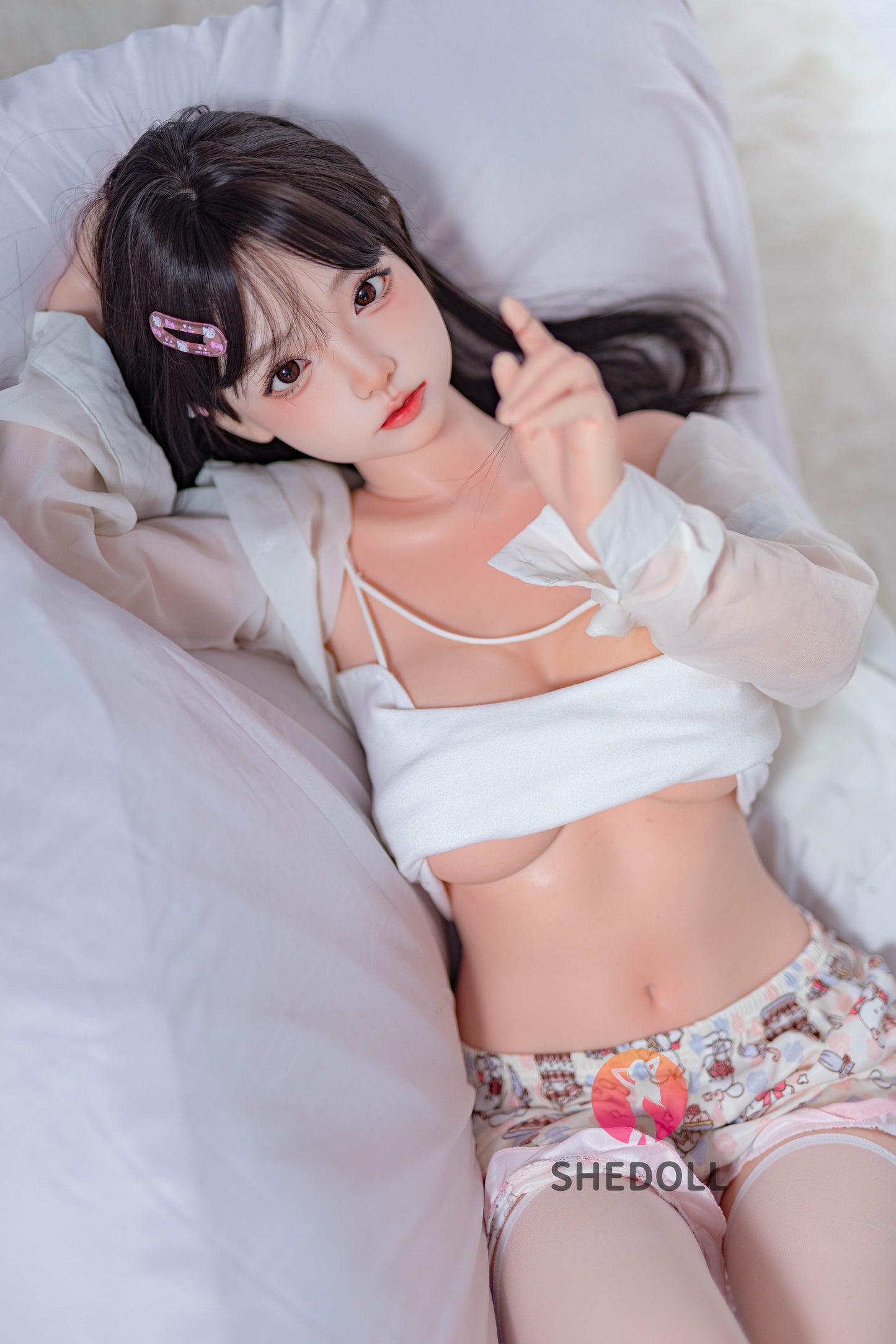 SHEDOLL 洛伊（Luoyi）2.0ヘッド Dカップ 148cm 繊細なパールネイルと美しい肌感 ラブドール 掲載画像はフルシリコン製 口開閉＆口腔模擬付き ボディー材質など選択可能