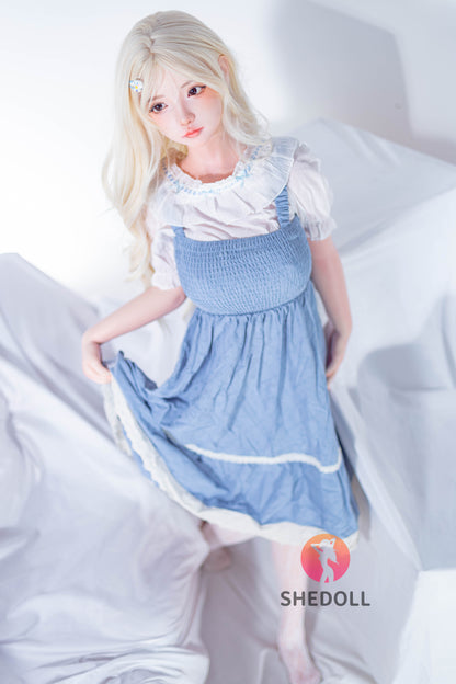 SHEDOLL 洛伊（Luoyi）2.0ヘッド Dカップ 148cm 繊細なパールネイルと美しい肌感 ラブドール 掲載画像はフルシリコン製 口開閉＆口腔模擬付き ボディー材質など選択可能