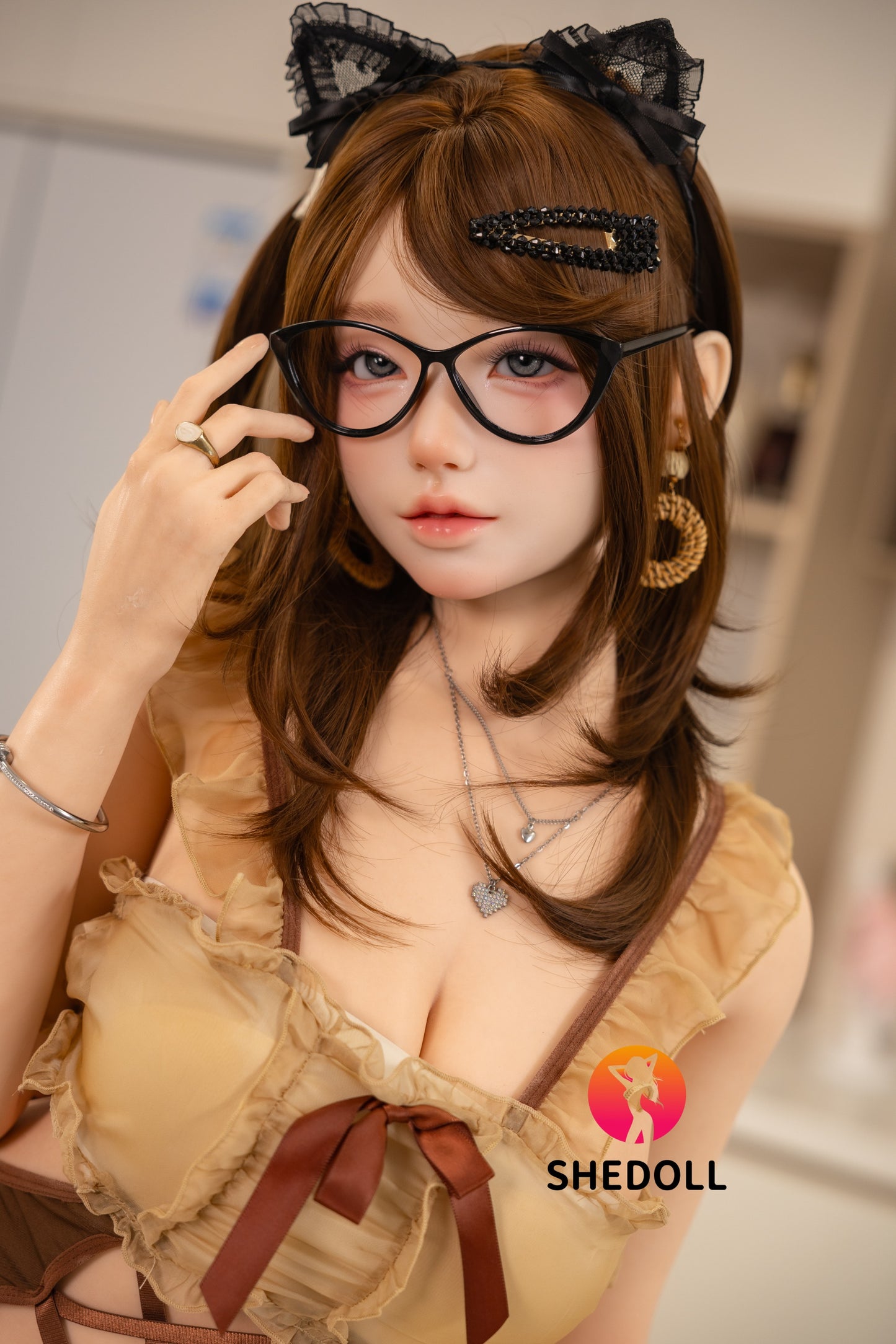 SHEDOLL 156cm Eカップ 芷沅2.0ヘッド 口開閉＆口腔模擬付き