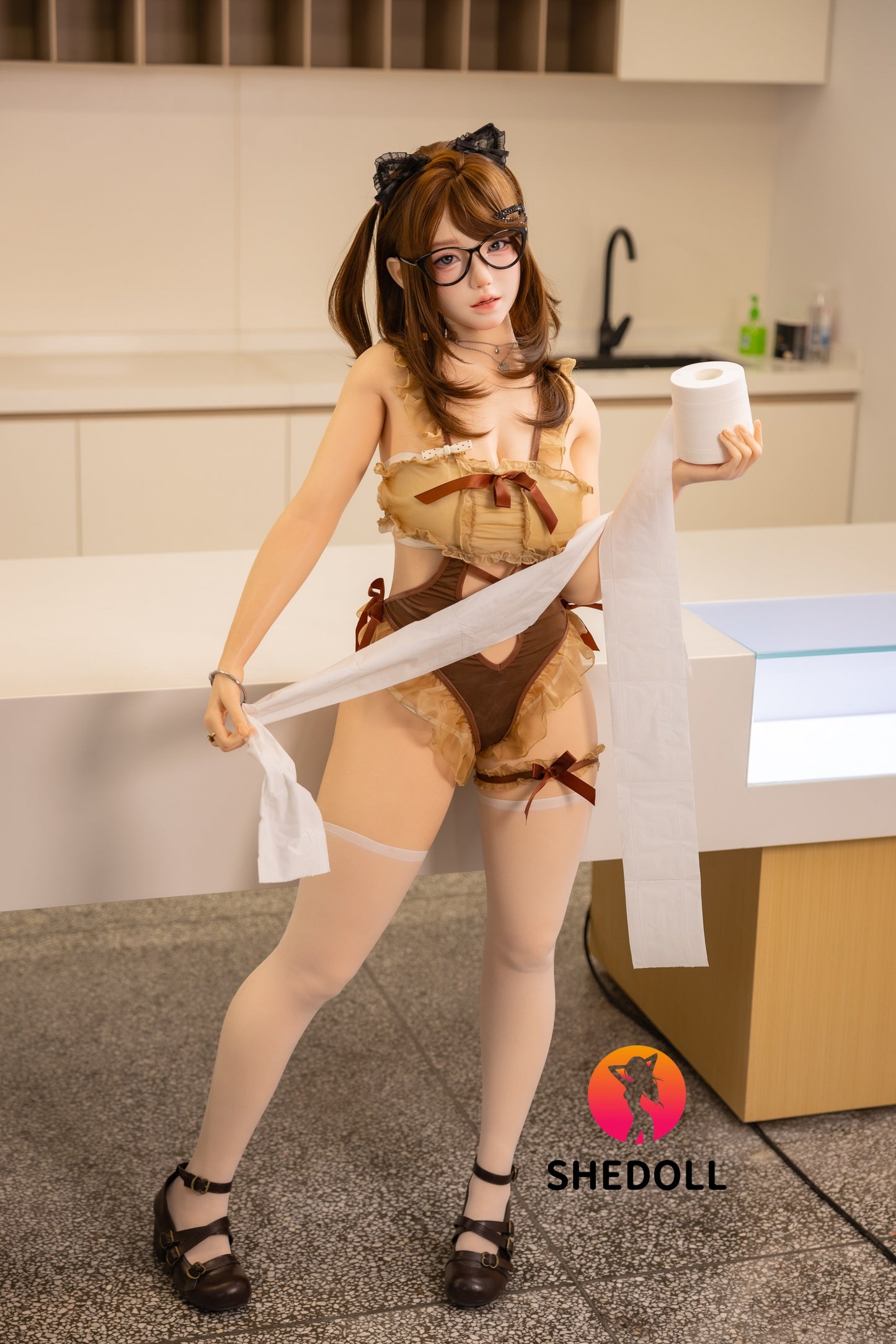 SHEDOLL 156cm Eカップ 芷沅2.0ヘッド 口開閉＆口腔模擬付き