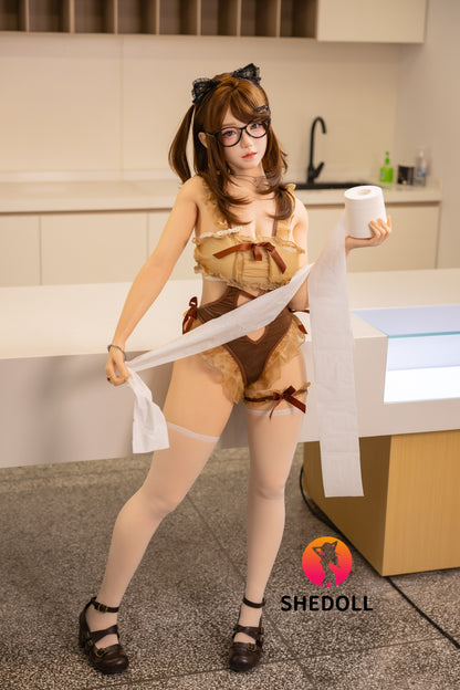 SHEDOLL 156cm Eカップ 芷沅2.0ヘッド 口開閉＆口腔模擬付き