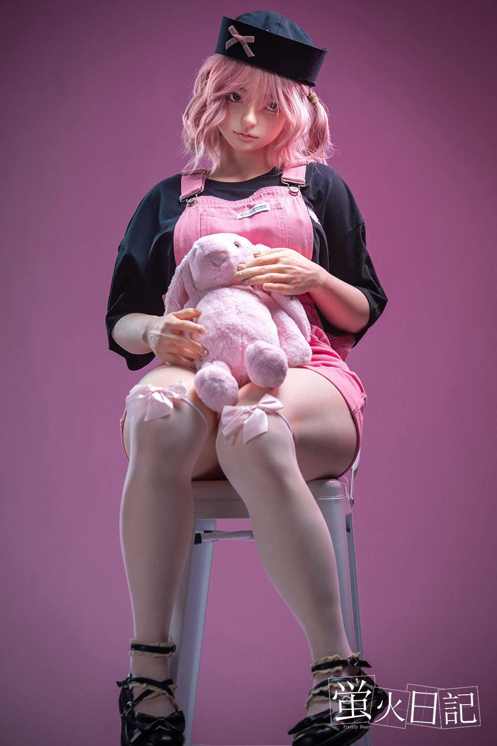 菜々子 ピンク髪 ゆるふわ系リアルドール 159cm Eカップ シリコン製 エッチなラブドール - Meridoll