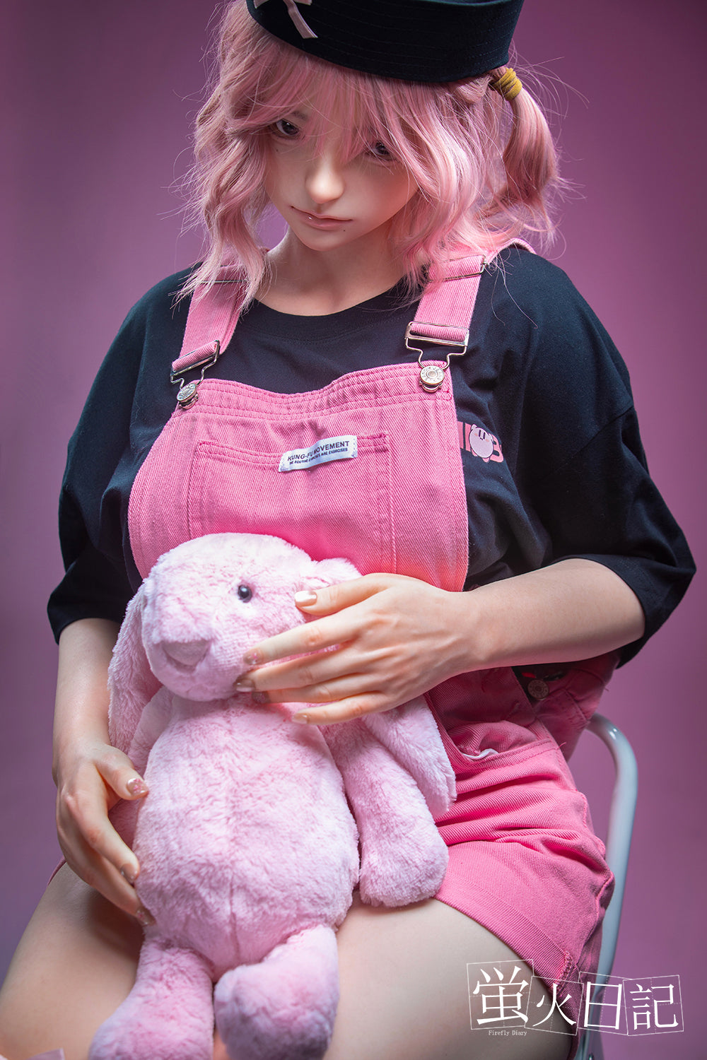 菜々子 ピンク髪 ゆるふわ系リアルドール 159cm Eカップ シリコン製 エッチなラブドール - Meridoll