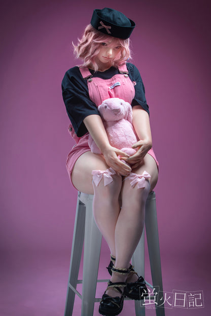 菜々子 ピンク髪 ゆるふわ系リアルドール 159cm Eカップ シリコン製 エッチなラブドール - Meridoll