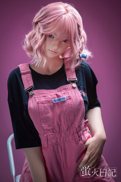 菜々子 ピンク髪 ゆるふわ系リアルドール 159cm Eカップ シリコン製 エッチなラブドール - Meridoll