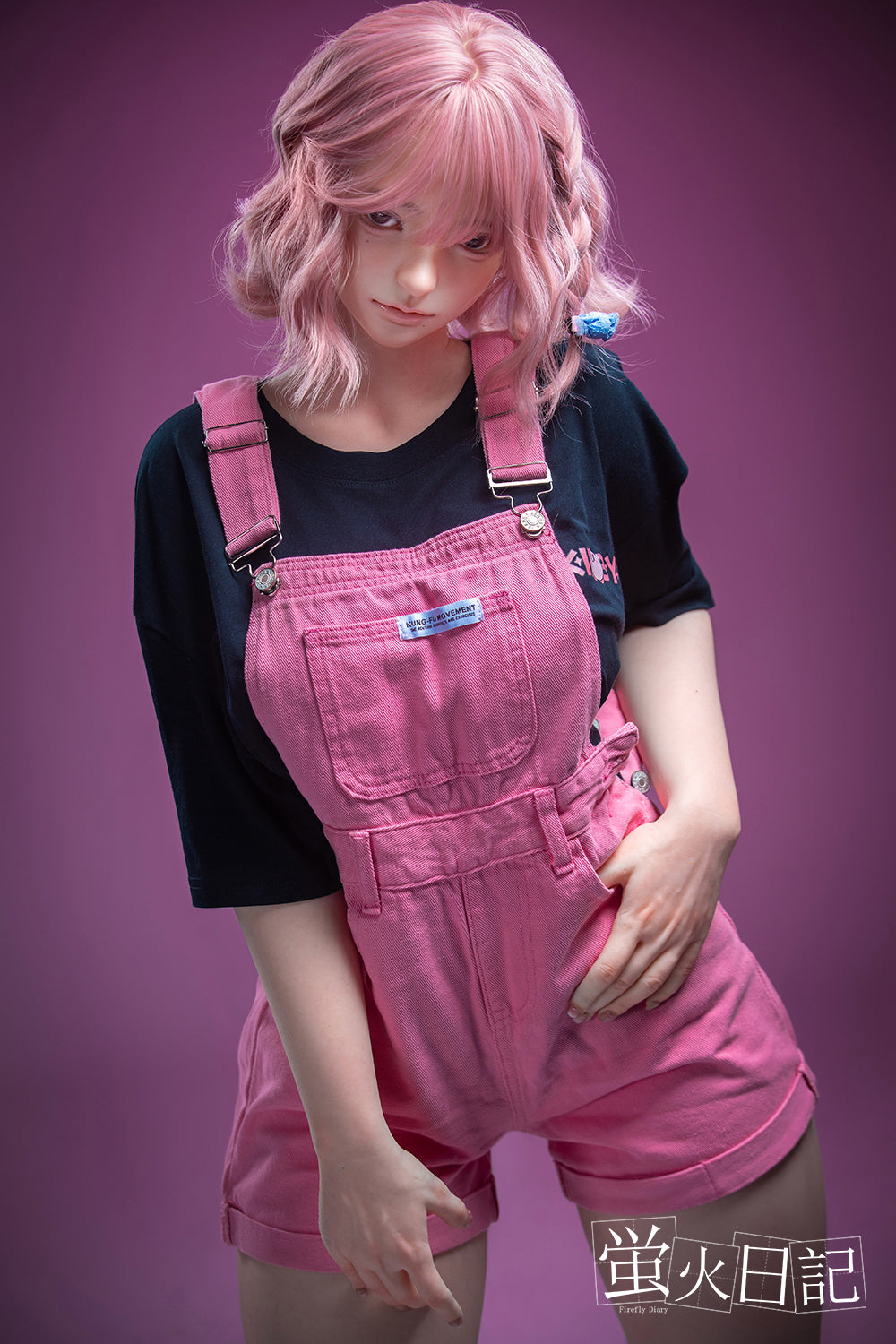 菜々子 ピンク髪 ゆるふわ系リアルドール 159cm Eカップ シリコン製 エッチなラブドール - Meridoll