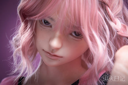 菜々子 ピンク髪 ゆるふわ系リアルドール 159cm Eカップ シリコン製 エッチなラブドール - Meridoll