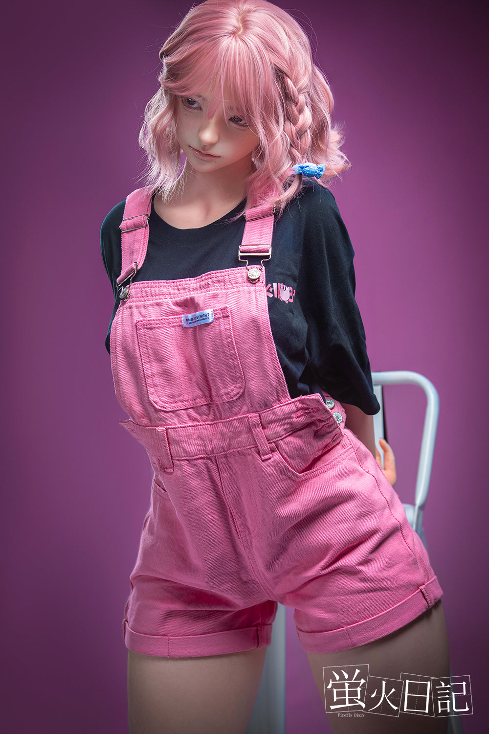 菜々子 ピンク髪 ゆるふわ系リアルドール 159cm Eカップ シリコン製 エッチなラブドール - Meridoll